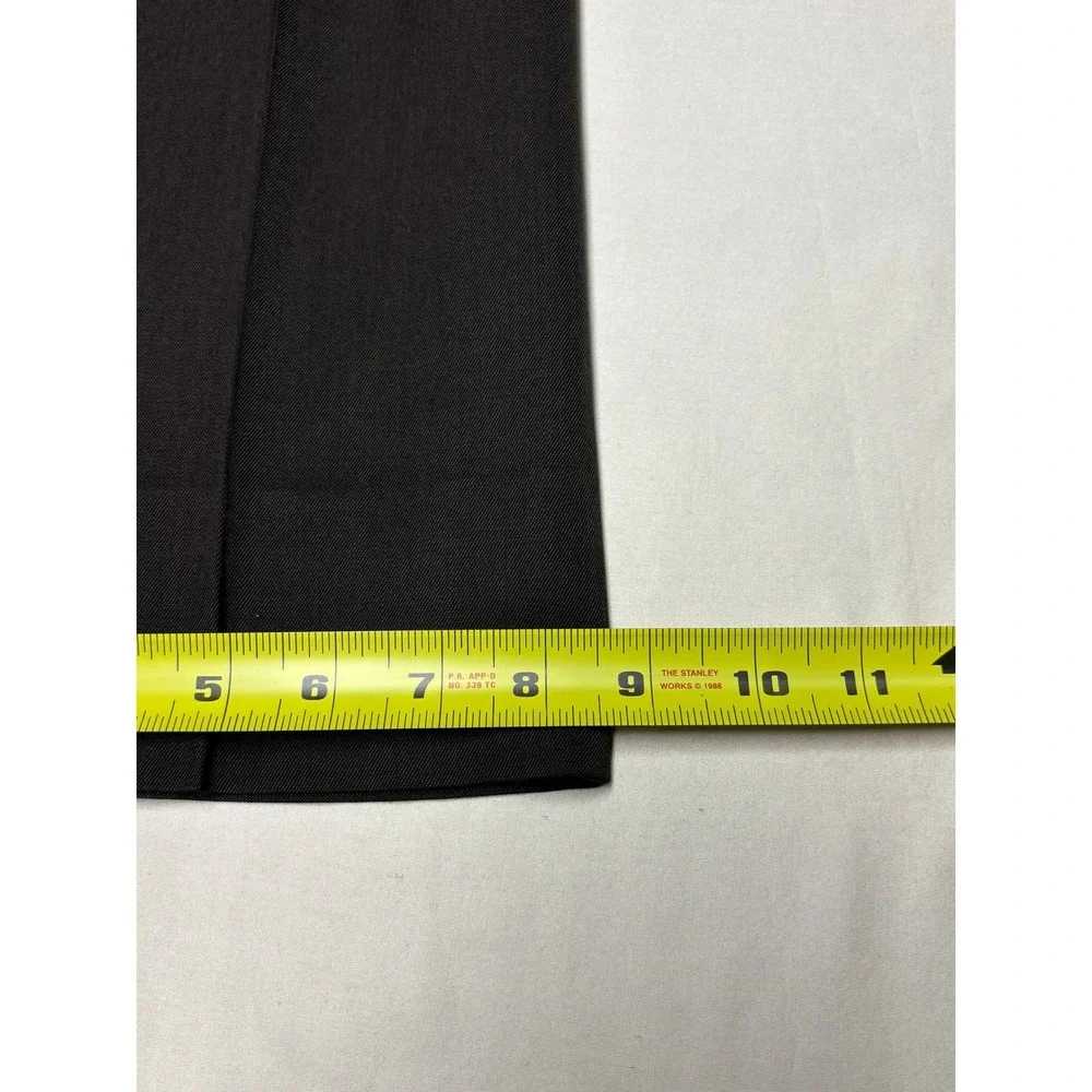 Brooks Brothers 1818 Madison Mens 35x30 Brown Wool Pleated‎ Dress Pants Trousers